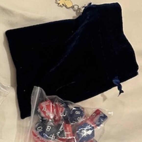 3-Pack TTRPG Dice Sets Bundle w/ Drawstring Bags (D&D, Pathfinder, RPG) EUC - Picture 2 of 4